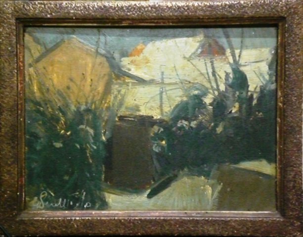 giancarlo perelli  cippo  1967 cm. 18  x 24 - orti di via magolfa  50000